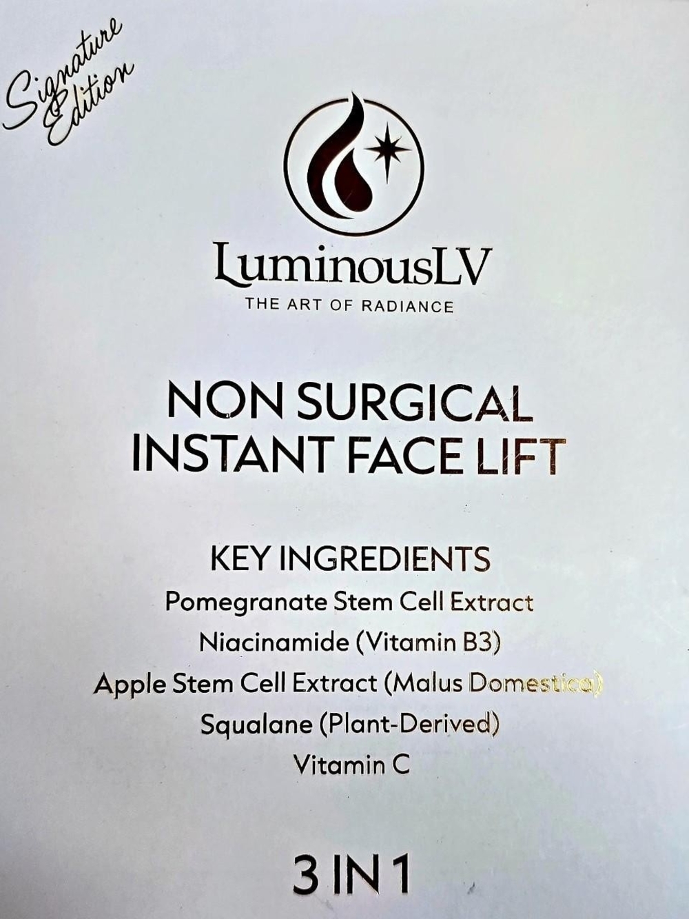 LuminousLV 3-in-1 Non-Surgical Instant Face Lift Set